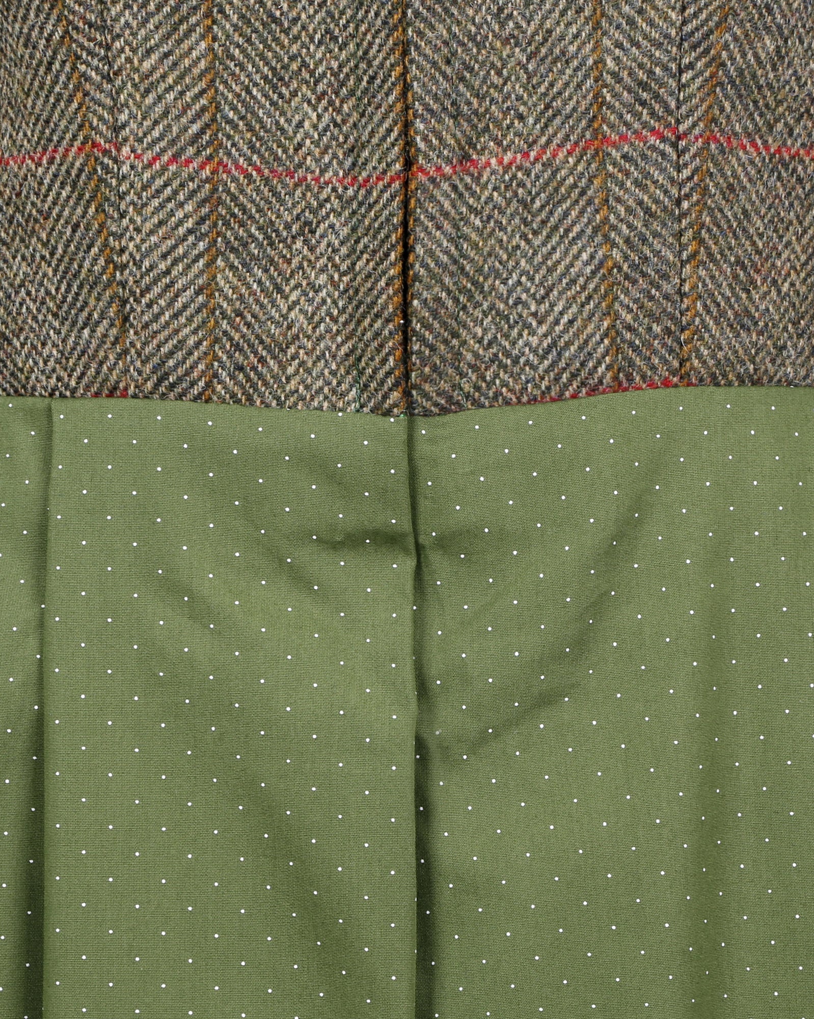 Tweed Dirndl Oliv Grün Jagdlicher Damen Look