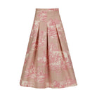 Dirndl Rock mit Toile de Jouy Stoff Print Muster in Altrosa