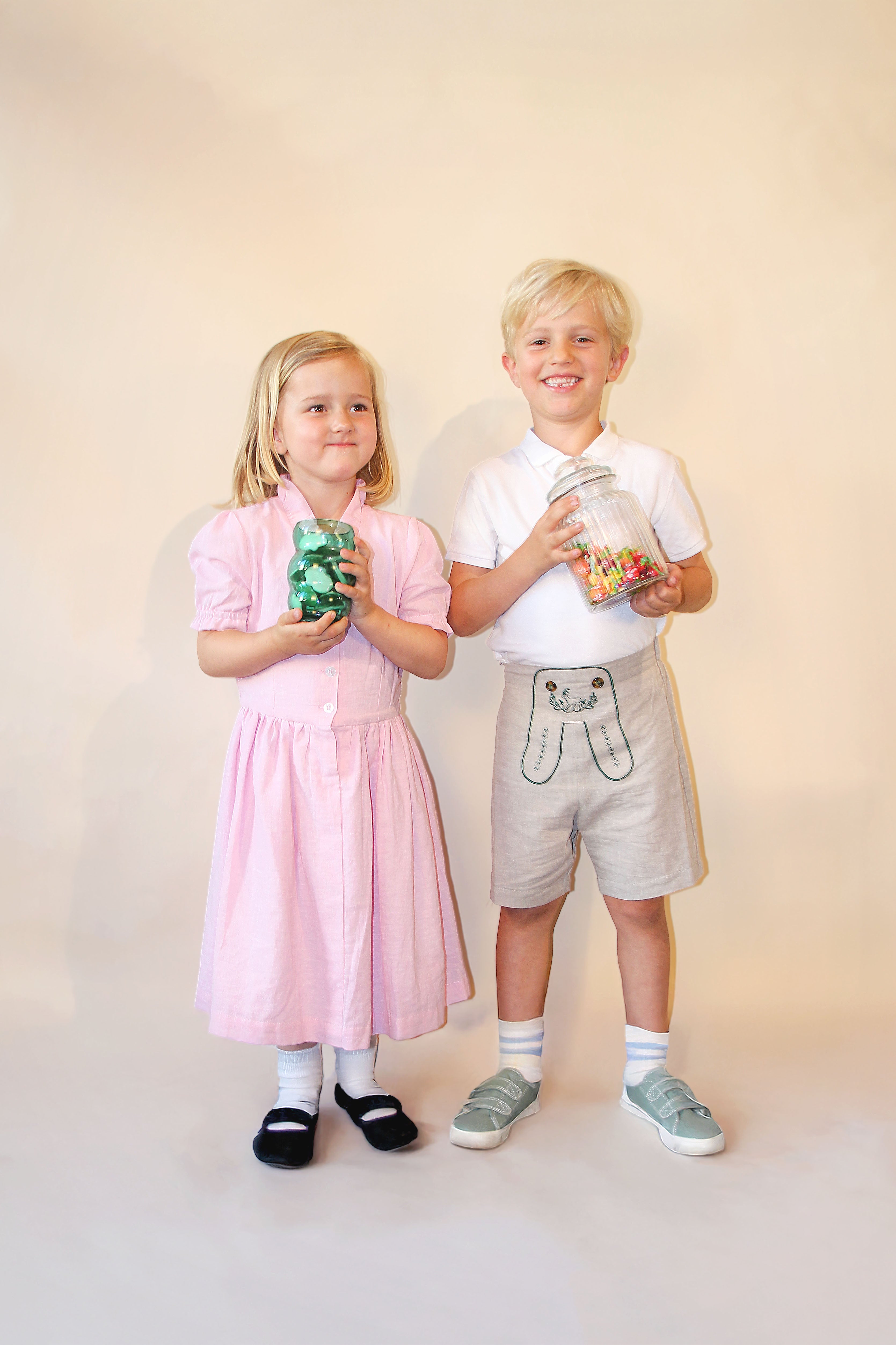 Lederhose Leinenhose Trachten Look Jungs